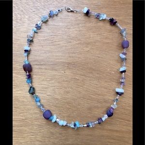 🌈3/$20 Fairycore Fairy Grunge Inspired Handmade Stone & Glass Bead Necklace